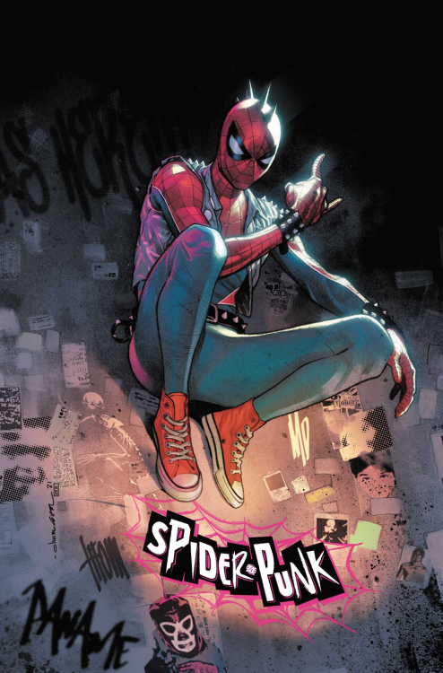 theartofthecover: Spider-Punk #1 [Textless-ish] (2022)Art by: Olivier Coipel and Alejandro Sánchez R