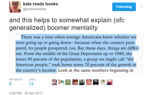 berniesrevolution:  Oh wow, that last one… (Thread Link) (Book Link)  Fucking THIS.This goddamned book needs to be bludgeoned over the heads of every damned Democrat in the country until they read it. 