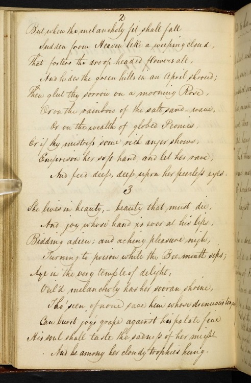 wrappedallinwoe: Ode on Melancholy, John Keats, 1820. ‘Your mournful Psyche, nor the downy owl