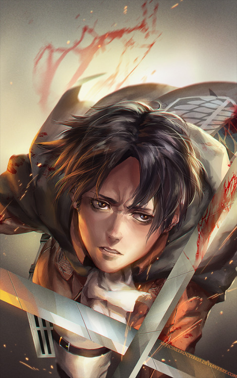 neeroctis:  ..I drew Levi today °_°/ 