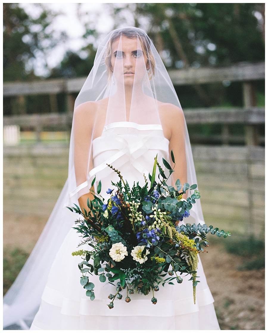 charleston wedding photography and caroline herrera fern dress at huspa plantation