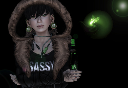 ABSINTH MINDED by Flit UlrikVia Flickr:[Foxes] - Aviator Jacket - ombre grey LIMITED @ N21Essences C