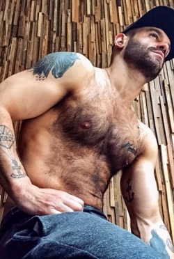 yummyhairydudes:  YUM! For MORE HOT HAIRY guys-Check out my OTHER Tumblr page:http://www.hairyonholiday.tumblr.com