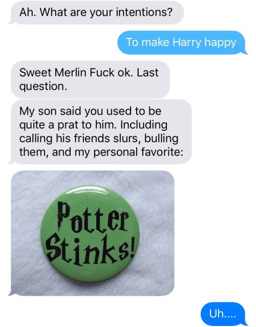 potters-prongs:  Oh James, your intimidation ways never cease to scare   Marauders Texts - Part 4 + The Text That Killed Me AU  Blog Info 