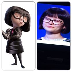 khonny:  [8.10.15] Tell me why this girl on project runways looks like EDNA MODE off of The Incredibles!!!!! NO CAPES!!!!!! #funny#lol#projectrunway 