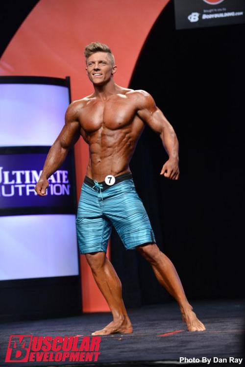 XXX musclegazer:  Steve Cook competing, Olympia photo
