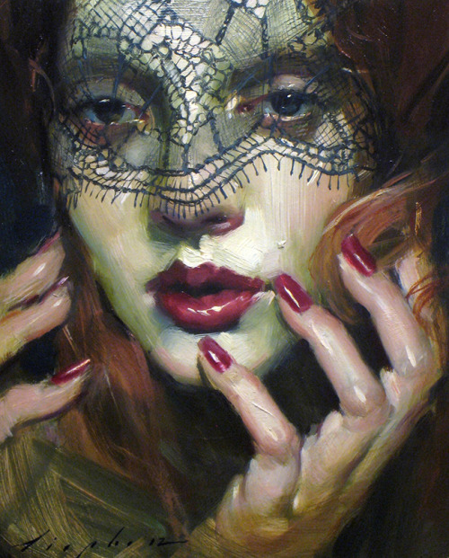 art-and-fury:  Black Lace - Malcolm T. Liepke 