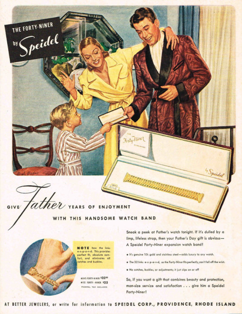 1946 Speidel Father’s Day ad