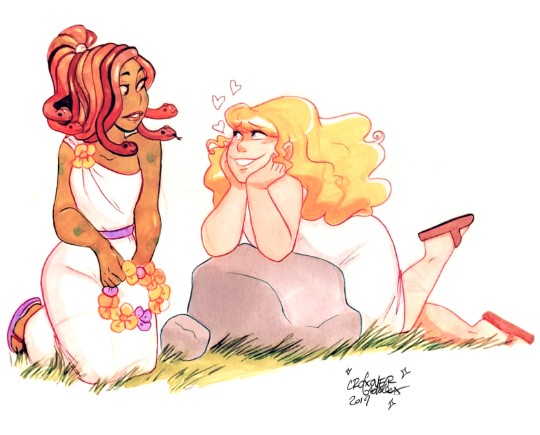 accidental-ambience:  betagamernerd33:  umbralillium:  croxovergoddess:  mall-fries:   croxovergoddess:  adhdmissroxyspamcake:  croxovergoddess:   Idea: Medusa wasn’t Cursed with Snake Hair and Scales. She Already had Snake Hair and Scales and was still