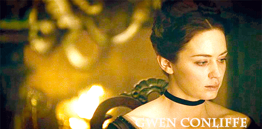 bbcumbercutey:  HALLOWEEN MEME | 7 gothic female charactersGwen Conliffe  “It