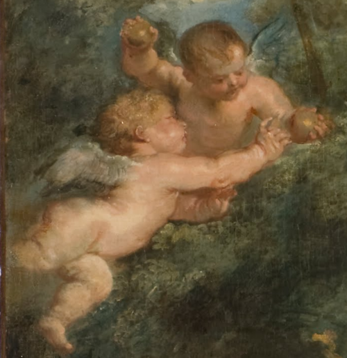 You OK there, baby? Detail: Worship of VenusPeter Paul Rubens1630s