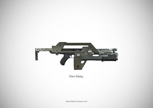 armedplatypus:  johnnymcnasty:  Cool movie guns for your viewing pleasure. Enjoy!
