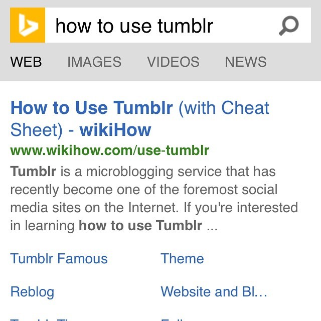#TumblrForDummies