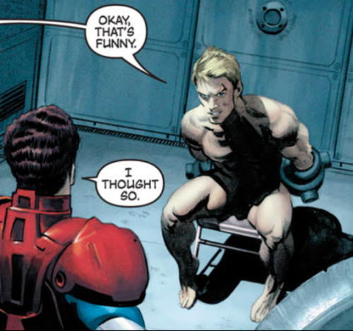 geardrops: drawing-bored: everybodyilovedies: tonystarksredthong: New Avengers Annual, #3 This Annua