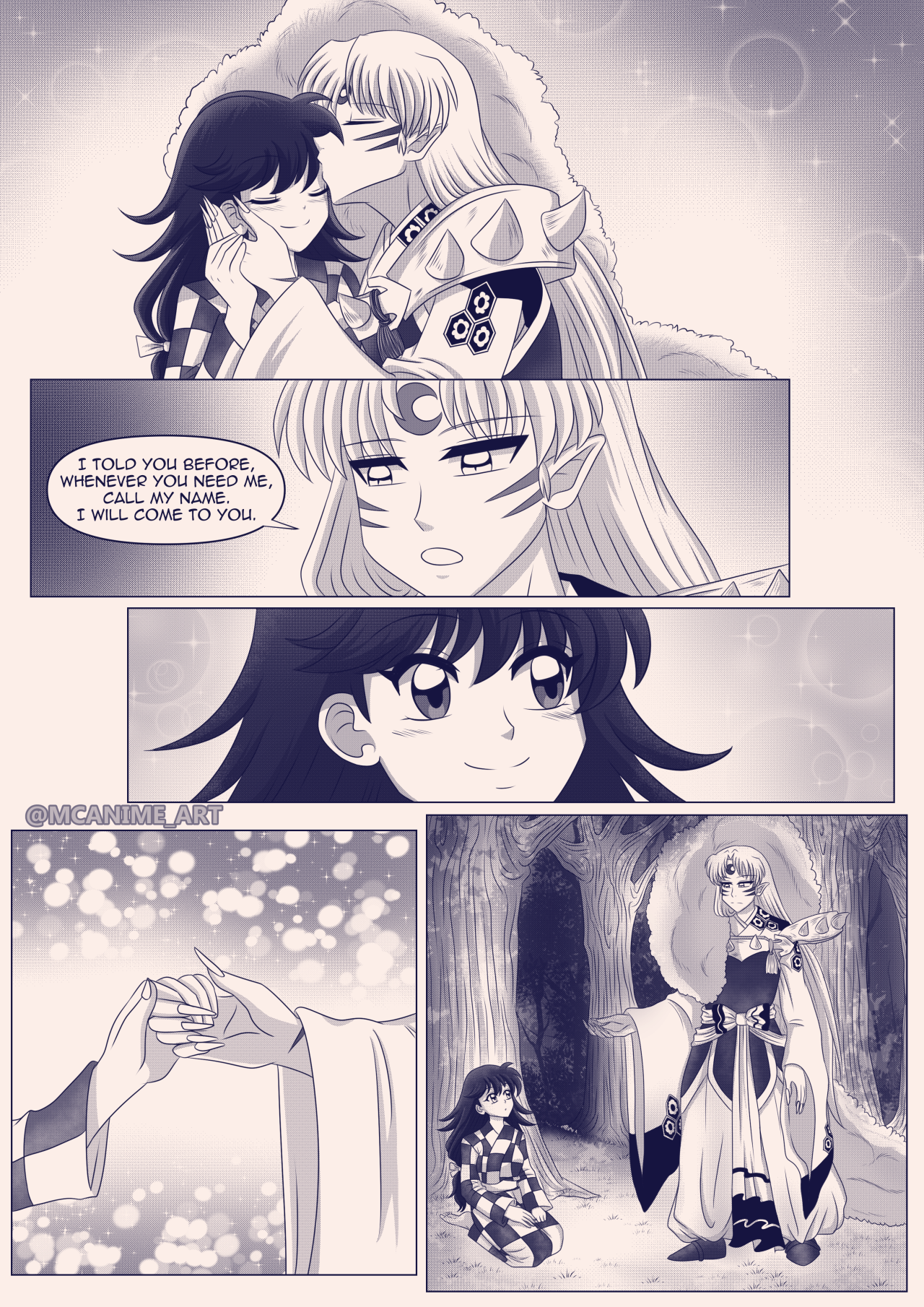 Sesshomaru and rin comic