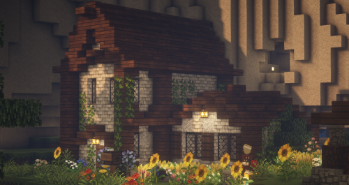 yellow-glazed-terracotta:my house on the little server me and my friends made 