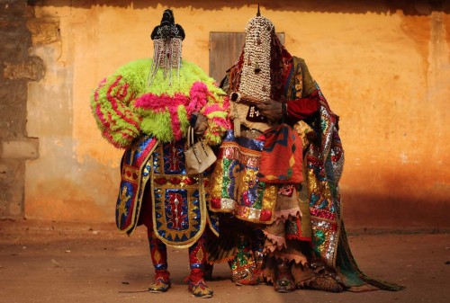 gazophylacium: Yoruba Egungun costumes.