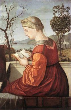 Vittore Carpaccio (1472 - 1526), The Virgin Reading (1505 - 1510 Circa)