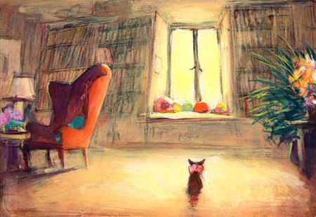 happiestplaceonearth94:  Oliver and Company (1988) concept art 