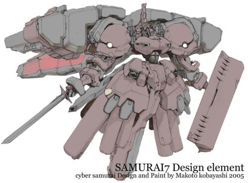 rocketumbl:  小林誠  Makoto KobayashiSAMURAI 7