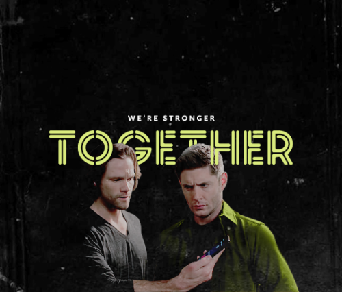 hallowedbecastiel:@spnhiatuscreations | week six: winchester brothers