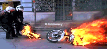kropotkindersurprise: 2010 - Anarchists protesting economic inequality in Athens