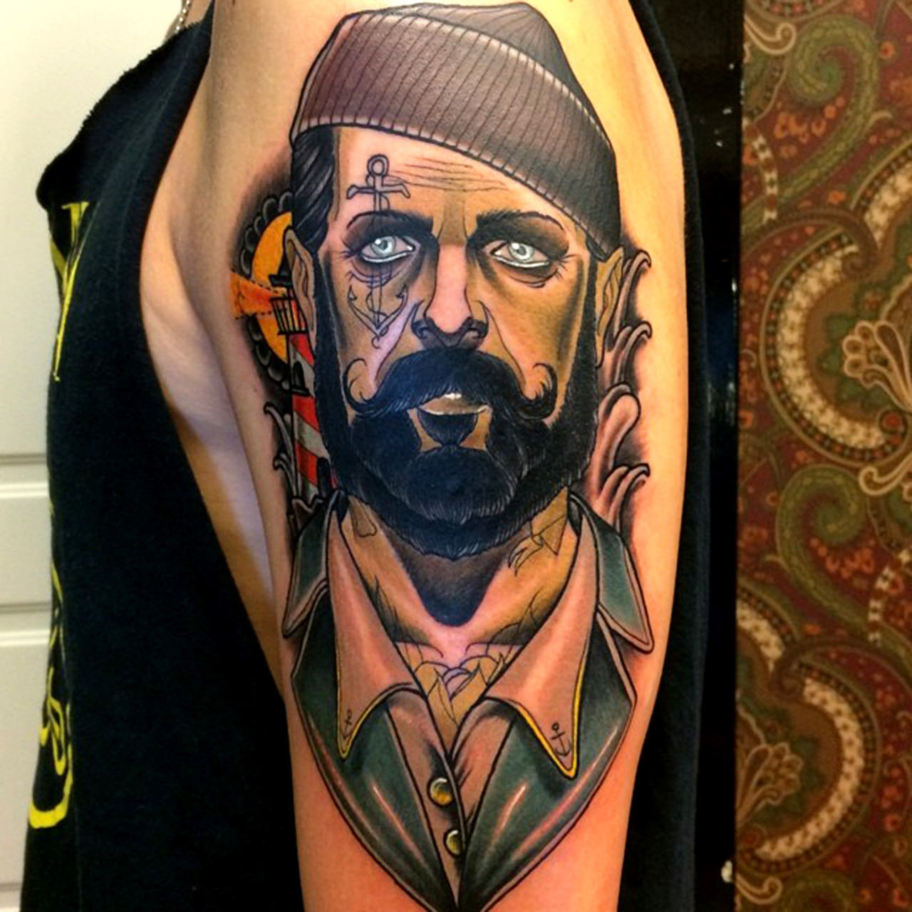 thievinggenius:  Tattoo done by Stanley Storm. @stanley_storm 