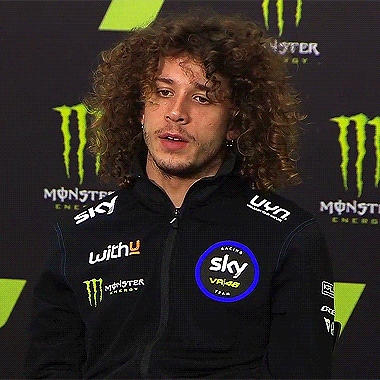 Marco Bezzecchi In The Truimph Motorcycle Press Conference 