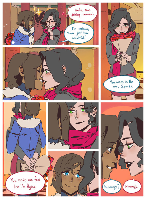 artsypencil: What Others Do   Got a commission for a Korrasami comic by Shannon, Lucky me!  It was written by @thewillowtree3 for the Korrasami Fanwork Positivity Campaign - Round 6 You can check out more of these comics at my Page   cuties <3