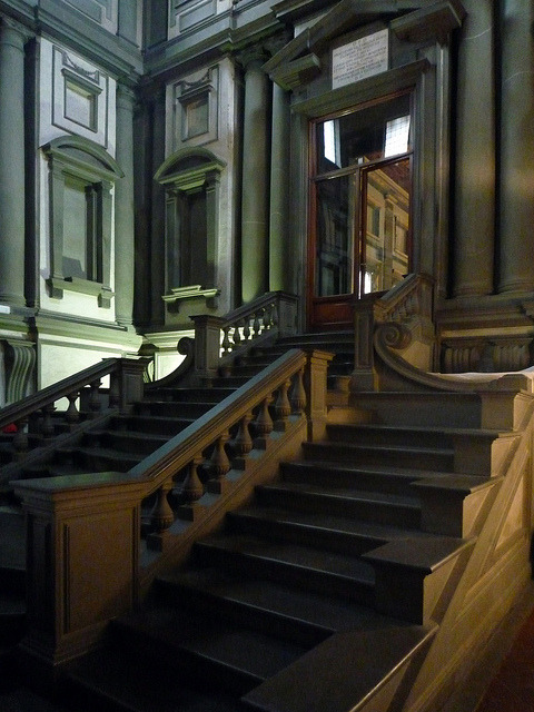 davidhannafordmitchell:  Michelangelo, Laurentian Vestibule Stairs From Left by profzucker