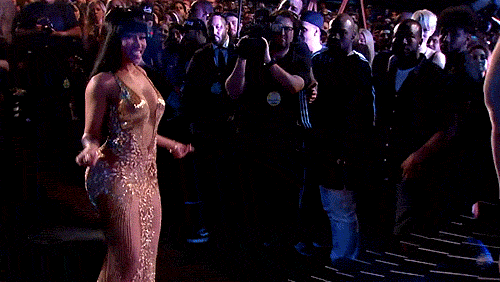 realitytvgifs:  walking up to make a presentation in class