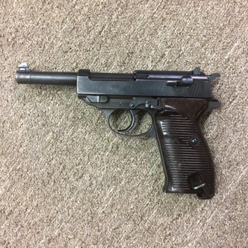 This Walther P38 was sold to us by a WWII and Korean War Veteran – a bring back from his tour 