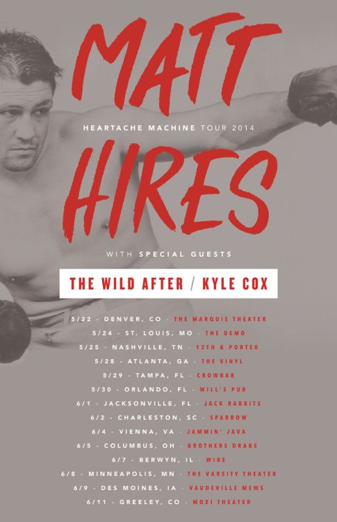 We’ll be on tour with Matt Hires this summer! Come check out a show.