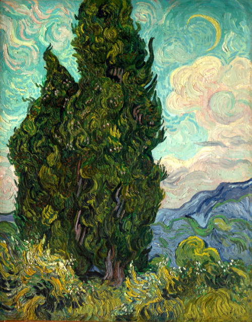 bofransson:Cypresses Vincent van Gogh
