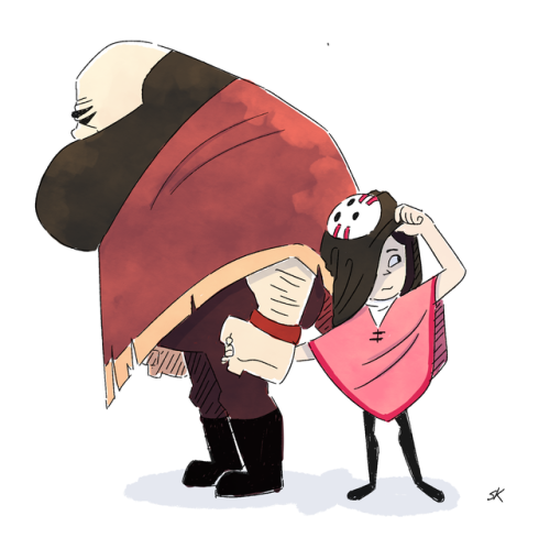 samkingsketches: Brad n Buddy