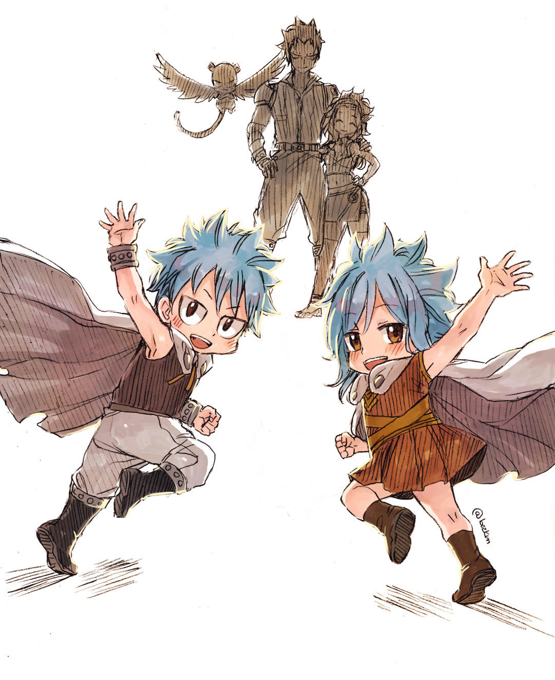 rboz:  trouble twins - twitter sketches ♥
