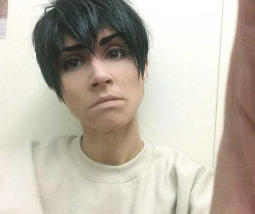 a friend challenged me to impro kageyama grumpy is not a natural state for my face