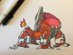 lippycrossing:  August 15- Heatran  FIRE