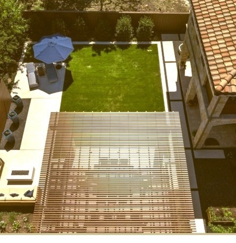 Dallas Outdoor Kitchen Outdoor KitchenMid-sized Minimalist Backyard Concrete Patio Kitchen Photo With