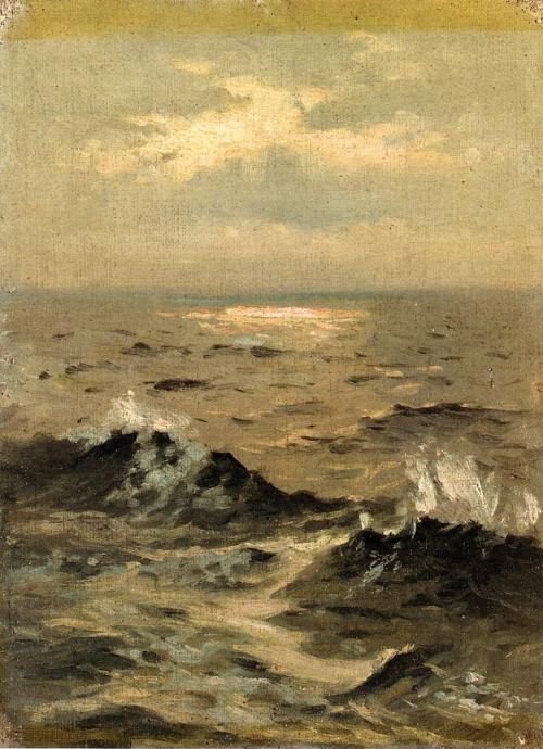 artist-sargent: Seascape, 1875, John Singer SargentMedium: oil,canvas
