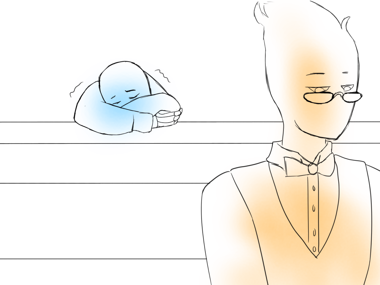 sugoitrashking:  so sans gets drunk, passes out, and has a nightmare in grillby’s.