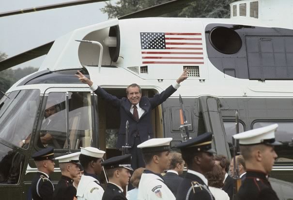 collectivehistory:  Today in History: Aug 8, 1974, Nixon Resigns On 8 August 1974,