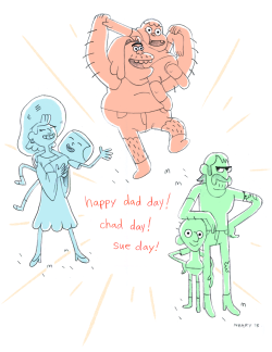 cartoonnetwork:  Happy Father’s Day from the dads of Clarence! 