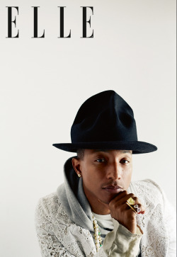 Derriuspierre:  Pharrell Williams By Doug Inglish For Elle Uk July 2014 Issue