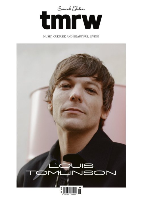 @Louis_Tomlinson On the cover of a special fanzine of @tmrwmag ! It&rsquo;s over 100 pages all about