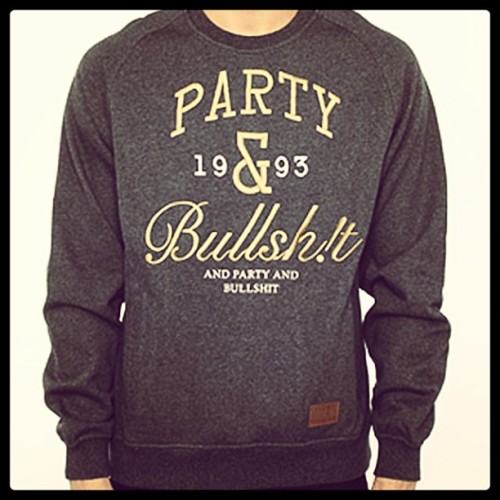 The Party &amp; Bullshit Crewneck Sweatshirt by @RockSmithNYC. Cop it for $65 at Karmaloop. 21% OFF 