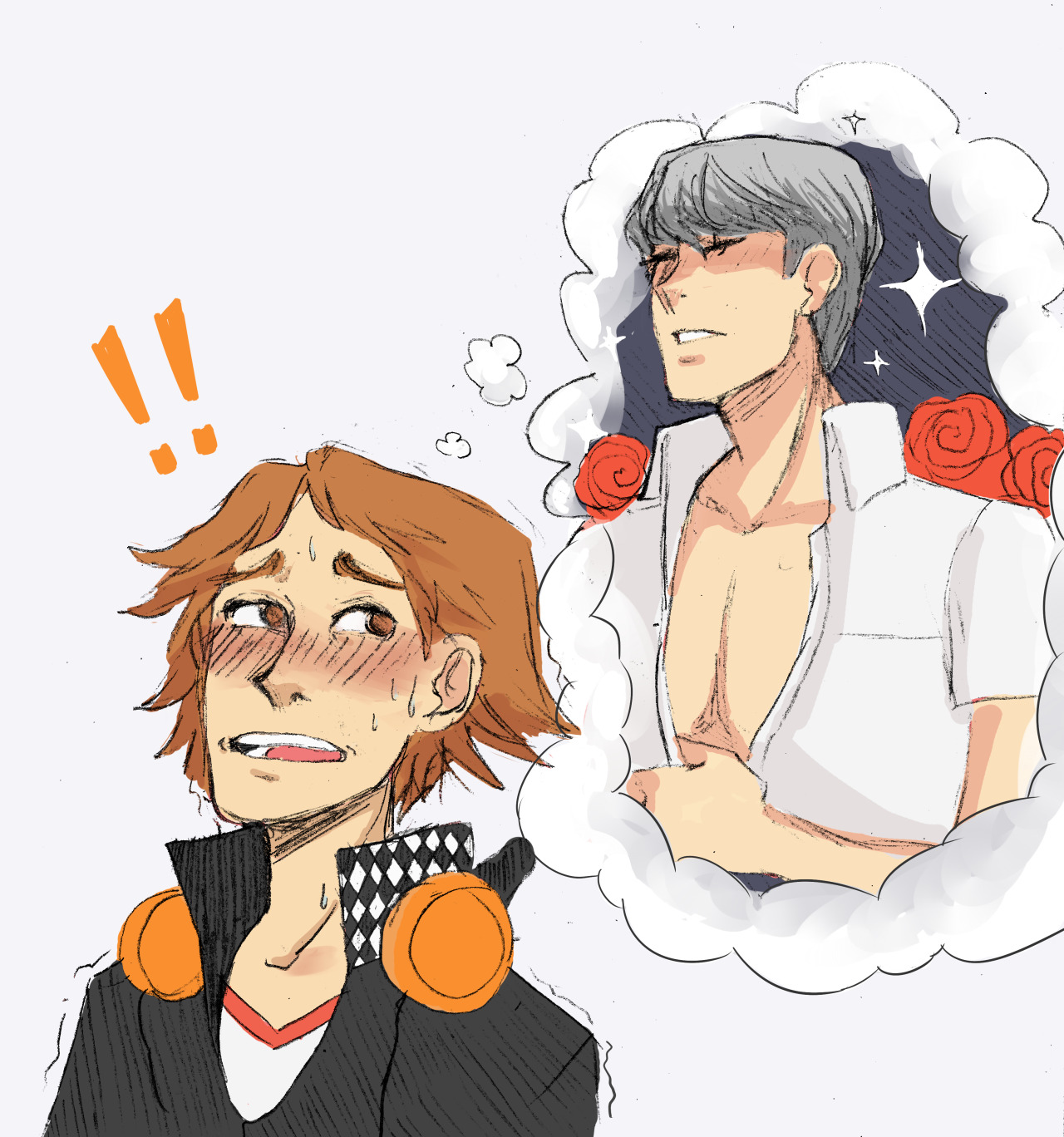 setocryba:  yosuke always be like “am i gay for home boy???” yea yosuke u mad