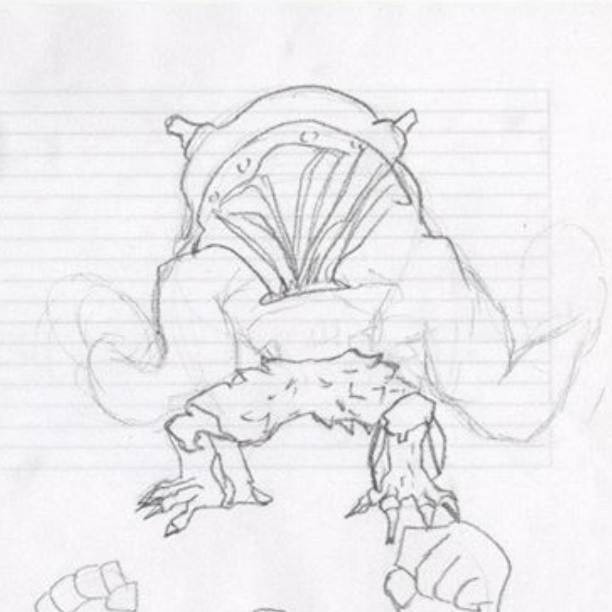 Nightmare 2 #sketch #drawing #draw #nightmare #doodle #monster #warrior #character
