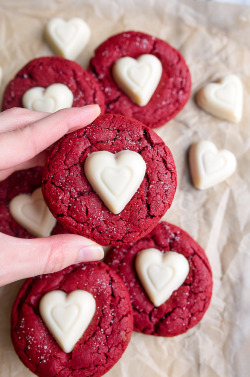 sweetoothgirl:    RED VELVET SUGAR COOKIES