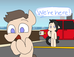 Ask-A-Pony-Detective: John: We’re Here! Bonnie: You Chose To Go To The Beach Just